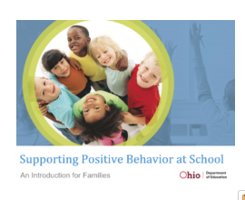 Supporting Positive Behavior at School, an introduction for families