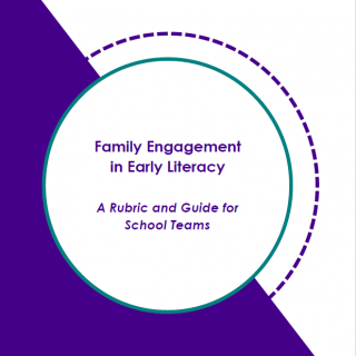 Front Page of Early Literacy Family Engagement Rubric Report