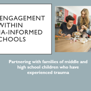 Toolkit first slide for family engagement within trauma-informed schools