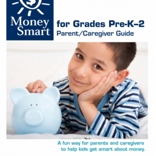 Front Page of Money Smart Report for Grades PreK-2