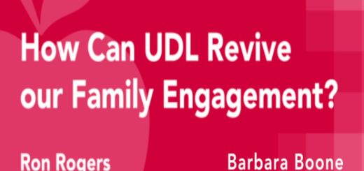 first slide of webinar titled how can UDL revive our family engagement