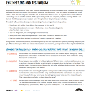 tip sheet for everyday fun with engineering and technology