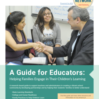 front page of guide for educators