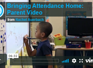 video called "bringing attendance home: parent video" from Attendance Works website