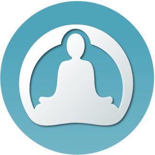 do yoga with me logo which is of a yogi sitting cross-legged