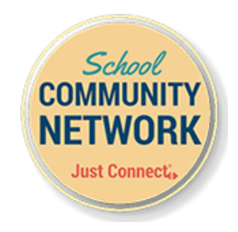 School Community Network Round Logo