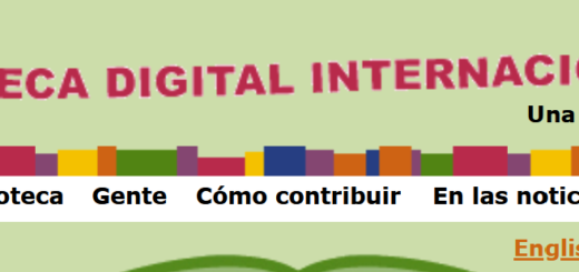 Top of webpage Biblioteca Digital Internacional Para Ninos