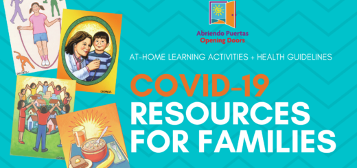 Front page of COVID-19 Resources for Families