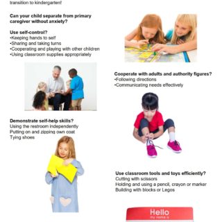 Ready for Kindergarten Ohio infosheet