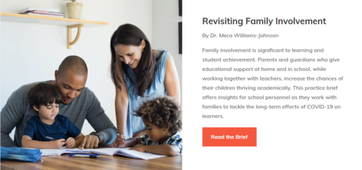 A Practice Brief for All School Personnel: Revisiting Family Involvement introduction