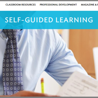 Learning for Justice website homepage