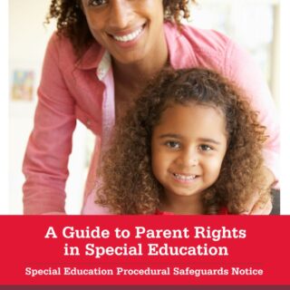 Cover of A Guide to Parent Rights in Special Education. Special Education Procedural Safeguards Notice April 2017 Ohio Department of Education