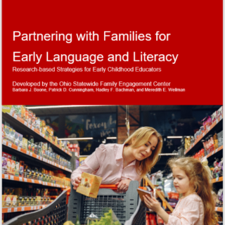 Partnering with Families for Early Language and Literacy Research Brief Cover Page