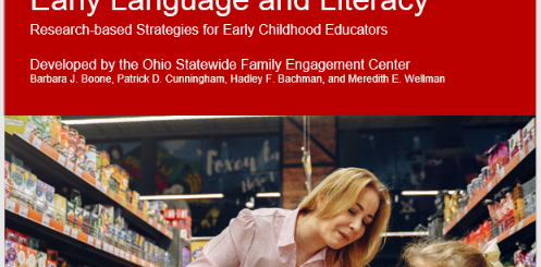 Partnering with Families for Early Language and Literacy Research Brief Cover Page