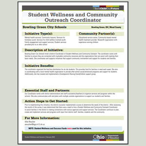 Ohio School Story: The Value of Hiring a Student Wellness and Community Outreach Coordinator